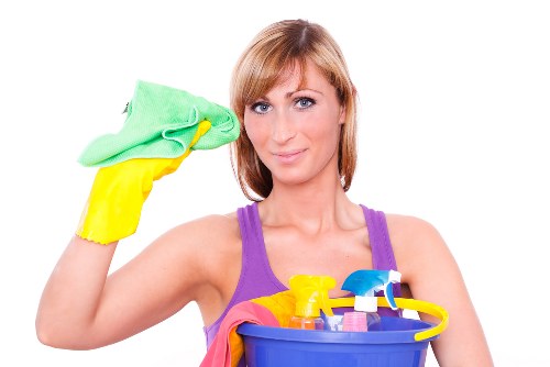 Belsize Park carpet cleaners working on a living room carpet